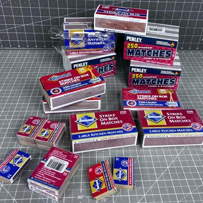 MATCHES! Lots of matches