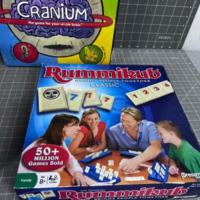 Games: Cranium, Rummikub, Clue 50th