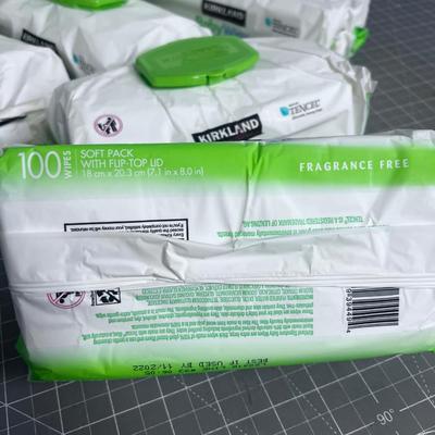 7 Packages of 100 KIRKLAND Baby Wipes