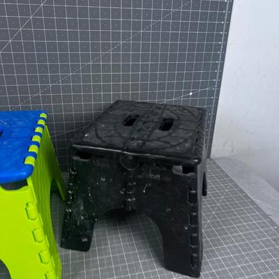 Stepping Stool (2) Black and Green 