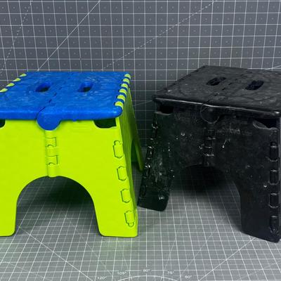 Stepping Stool (2) Black and Green 