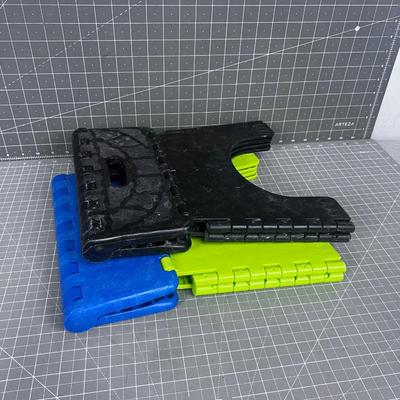 Stepping Stool (2) Black and Green 