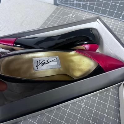 (4) More Women Heels: 2 Toned and Yellow Red/whie and red/black 