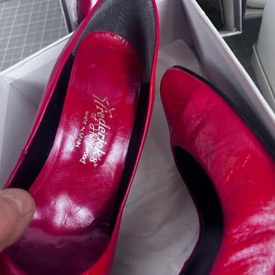 (4) More Women Heels: 2 Toned and Yellow Red/whie and red/black 