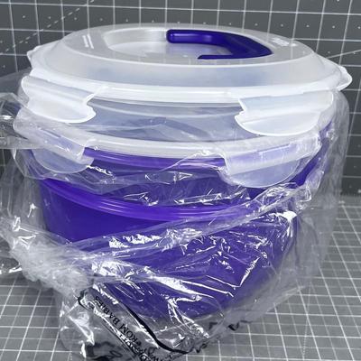 2 Nice Large Lock & Lock Large Bowls with Lids