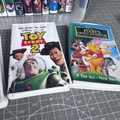 Mostly Disney VHS Movies with a few Black Diamonds