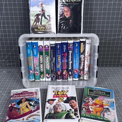 Mostly Disney VHS Movies with a few Black Diamonds