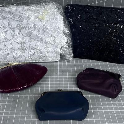 5 Vintage Purse, Wallets and Coin Purses