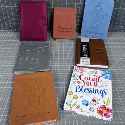 (7)  LDS Themed Journals New not used