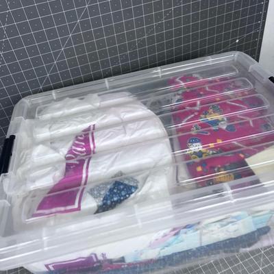 Tub Number 2 of Fabric; Denim and children's Fabrics