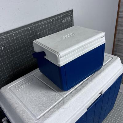 2 - COLEMAN Blue Cooler