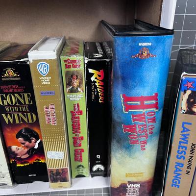 Western VHS Tapes: Lonesome Dove, John Wayne Etc. 
