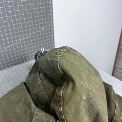 2 US Military Duffel Canvas Bags 