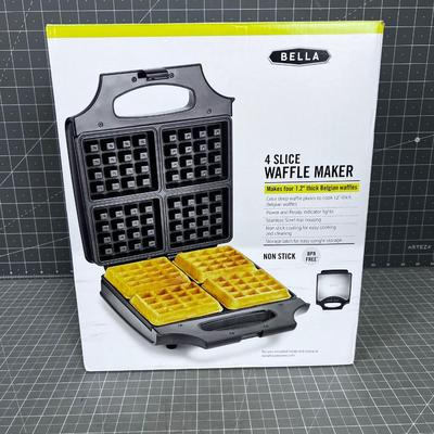 Bella Waffle Maker NEW In the Box