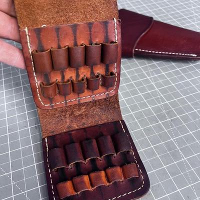 Leather Holster and Shell Holder
