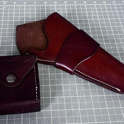 Leather Holster and Shell Holder