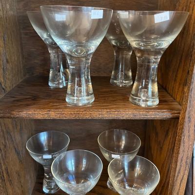 Fostoria, Martini Glasses, Wine Goblets