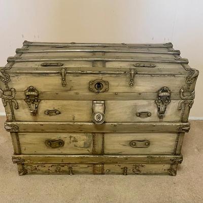 Antique Steamer Trunk