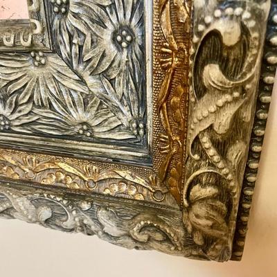 Vintage Ornate Framed Wall Mirror