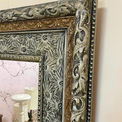 Vintage Ornate Framed Wall Mirror