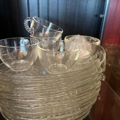 Snack Sets with cup and Salad plates with bowls