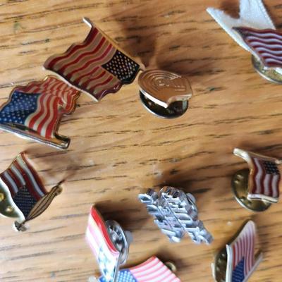 Box of Flag Pins