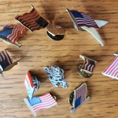 Box of Flag Pins