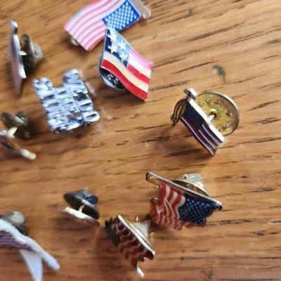 Box of Flag Pins
