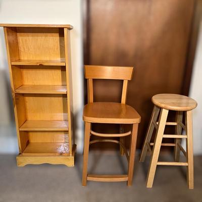 Shelf and Stool Lot