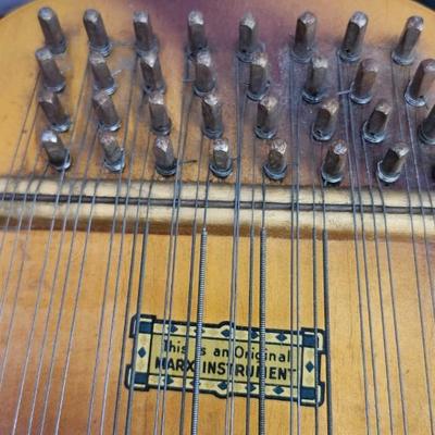 Marxochimee Violin uke 1930’s-1940’s Manufacturers paint- with Finger Picks