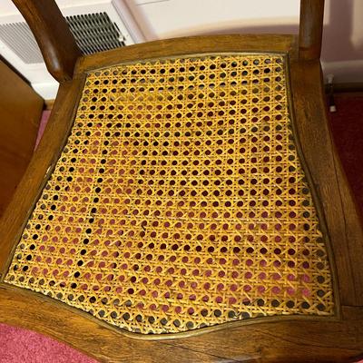 Pair of Vintage Cain Chairs