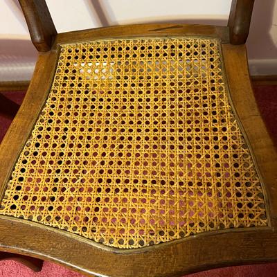 Pair of Vintage Cain Chairs