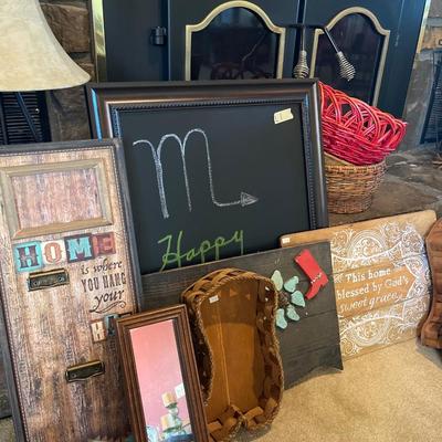 Cowboy lamp, Boot decor , mirrors, State of Okla