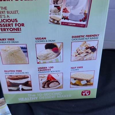 New in box Magic Bullet Dessert Bullet DBR-0101 Blender - White