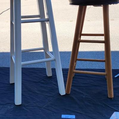Two Wooden bar stools