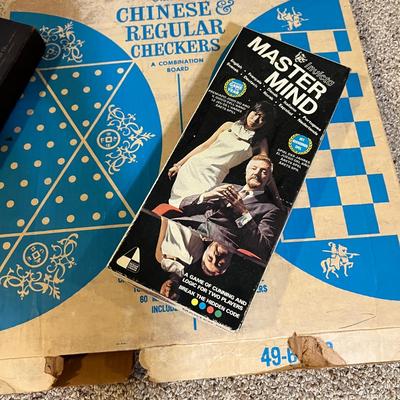 Vintage Board Games, Playing Cards - Monopoly, Scrabble, Flinch