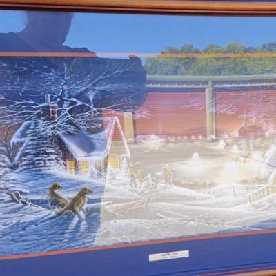 Evening Star Framed By Terry Redlin