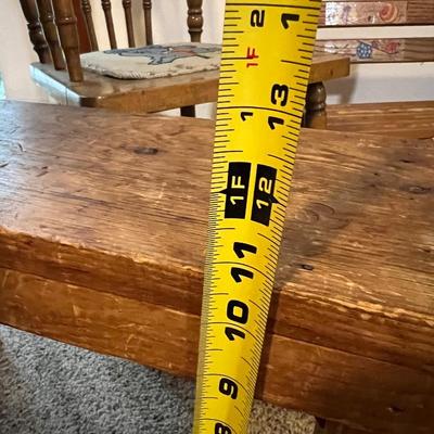 Vintage Kids Rocking Chair, Stool, Rustic Foot Stool, Tray