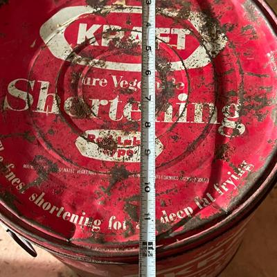 Lot of 3 Vintage Tins - Tallest is 16"