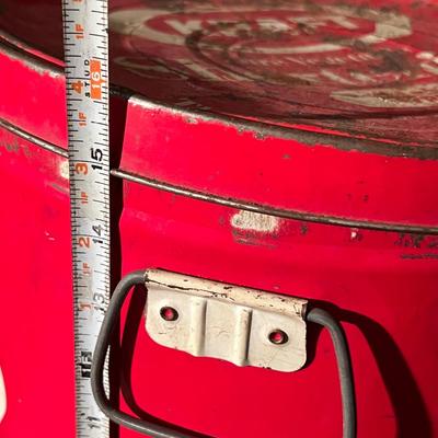 Lot of 3 Vintage Tins - Tallest is 16"
