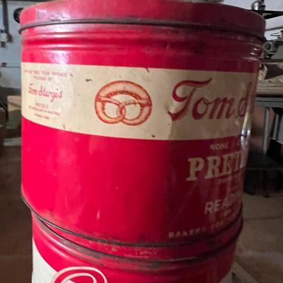 Lot of 3 Vintage Tins - Tallest is 16"
