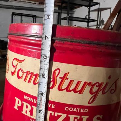 Lot of 3 Vintage Tins - Tallest is 16"