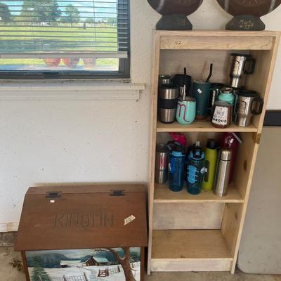 Kindlin box and water bottles