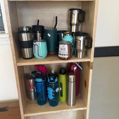 Kindlin box and water bottles