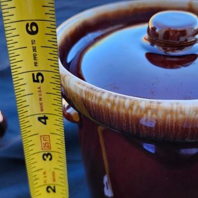 Vintage Brown Drip Glaze Stoneware lot