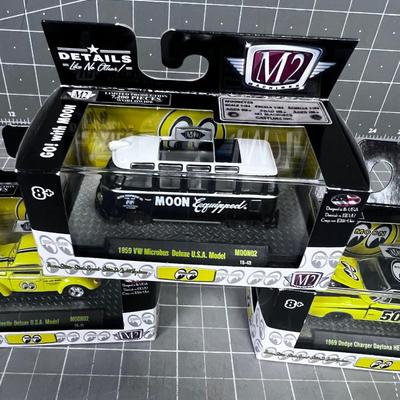 3 New Die Cast Cars, New in the Package