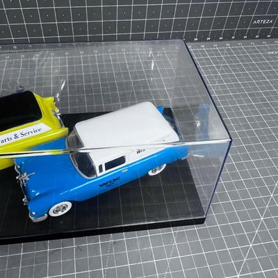 2 Die Cast 1955 Chevy Nomads Chevrolet and Wicks Filters 