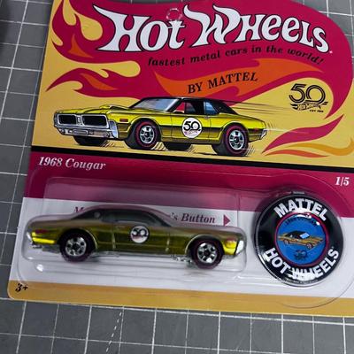 4 Hot Wheels 50th Anniversary NEW on the Card