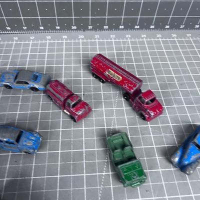 Vintage Collection of Die Cast Tootsies Cars & Trucks