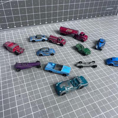 Vintage Collection of Die Cast Tootsies Cars & Trucks